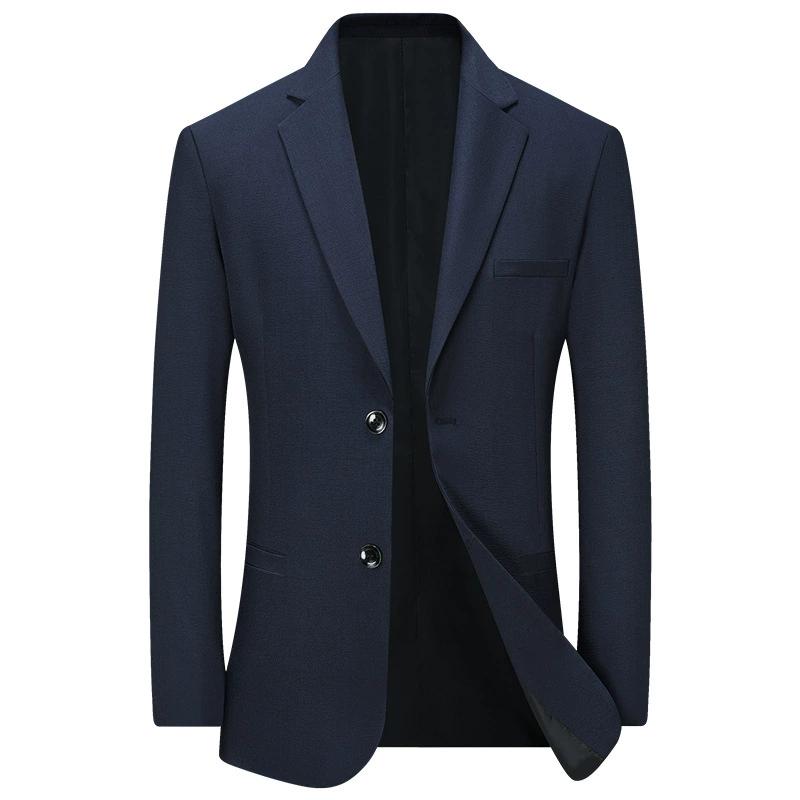Men's Fashion Business Solid Color British Style Professional Work Groom Wedding Dress Best Man Blazer Jacket