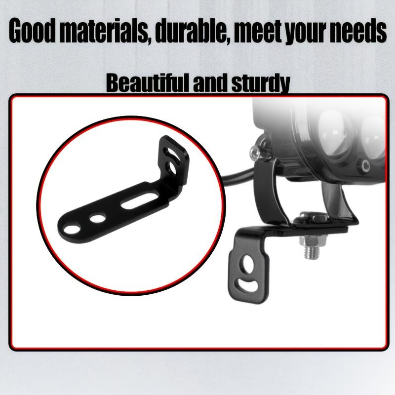 2pcs Motorcycle LED Light L Shape Bracket Multi-Functional Headlight for Fender Auxiliary Light Mount Holder for MotorbikesGood product