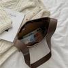 Casual High-end Women's Bag Armpit Bag Summer Simple and Trendy with Lock Texture Large Capacity Shoulder Bag Versatile