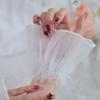 New Removable Flared Cuffs Tulle White Fake Cuff False Sleeve Ornaments Nail Art Accessories