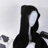 Hooded Shawl Wrap Hooded Scarf Hat Hat Scarf Set for Head Warmer Crochet for Head Scarf One Piece Scarf Windproof Cap Ho