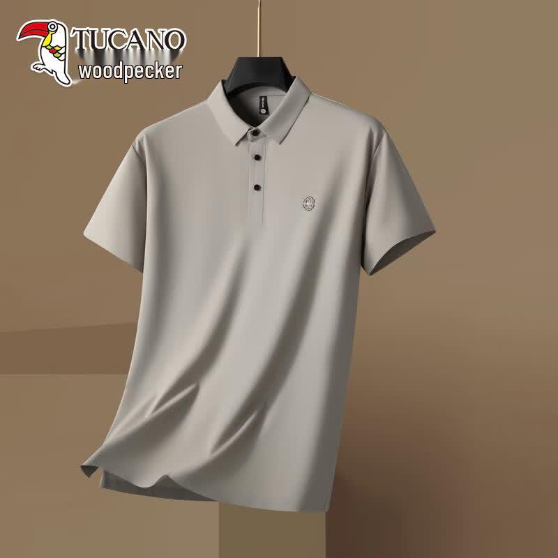 TUCANO Men's Plus Size Seamless Polo Shirt