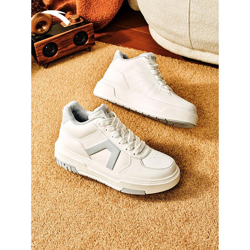 ANTA Women s A-Road Winter High-Top Fleece-Lined Skate Shoes 36