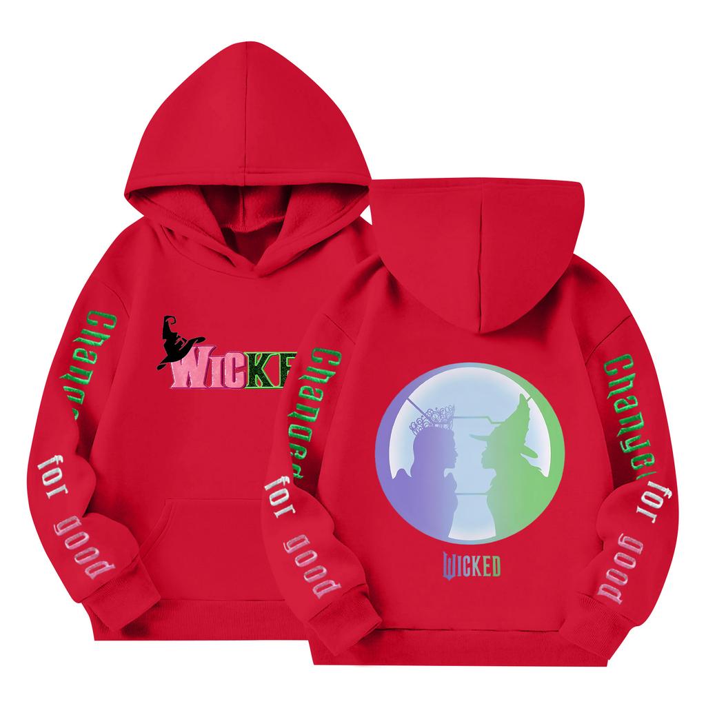 Kinder Langarm Lockerer Pullover Buchstabenaufdruck Kordelzug Kapuzen-Sweatshirt