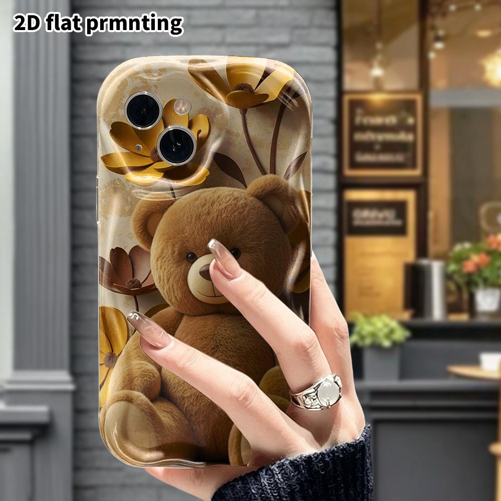 Phone Case: 2D Flat Design Suitable for iPhone 18 17 16 15 14 13 Pro Protective Case, Seal Plush Toy, Perfect Christmas and Halloween Holiday Gift