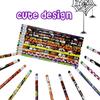 60Pcs Halloween pencils bulk Bat Ghost Spider Pumpkin Shape Pencil for Office