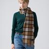ABRAHAM MOON Merino Wool Muffler 25cm - Camel Stewart
