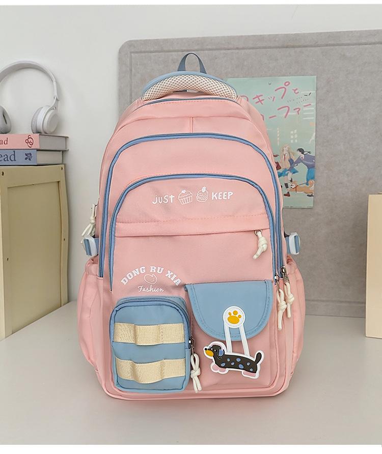 School bag ins back - junior high school students are cute, simple and lightweight