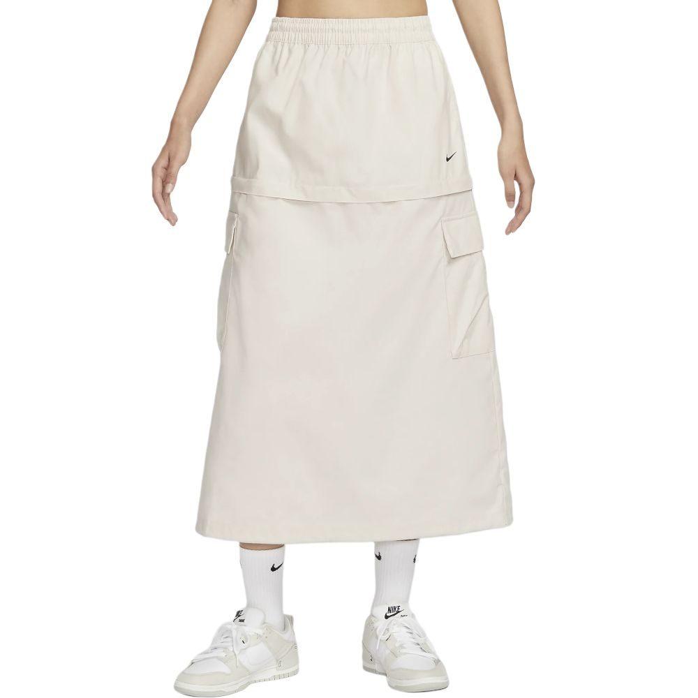 Nike Sportswear ESSENTIAL Casual Long Skirt Women's White FV7504-104