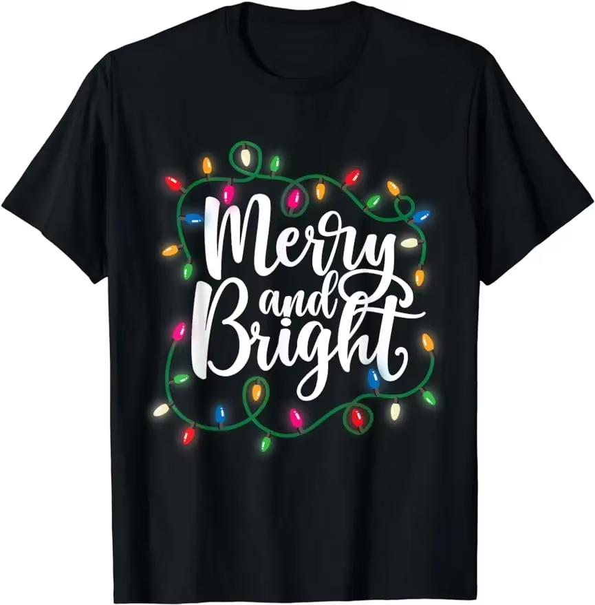 Christmas Theme Printed TShirts for Kids Versatile Style Holiday Wear Suitable for Boys And Girls