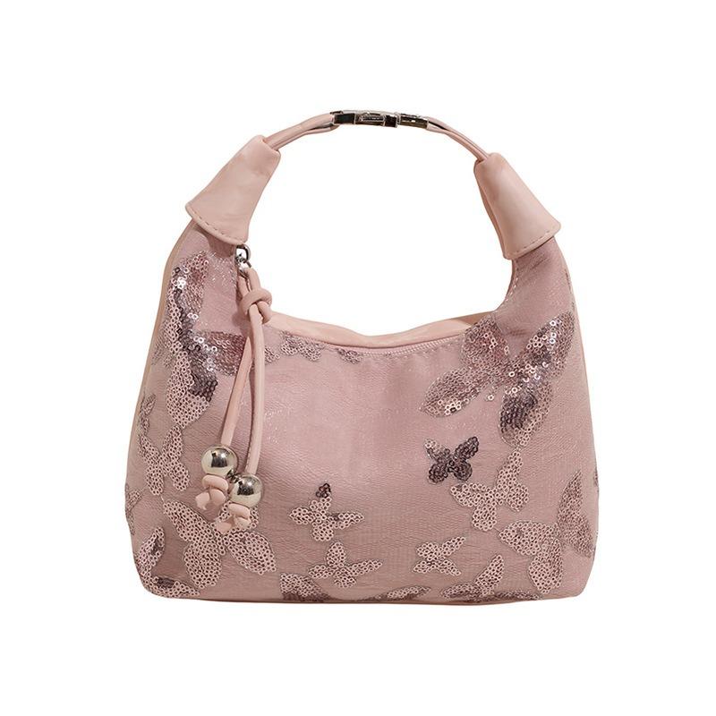 Summer Niche Bag Women's New Fashion Versatile Sequined Messenger Bag Shoulder Armpit Bag