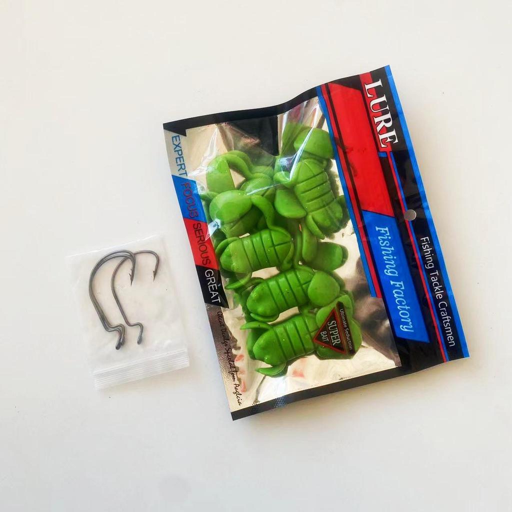 Black Fish Lure: Floating Soft Bait - Imitation Mandarin Fish & Frog for Long Cast Wild Fishing