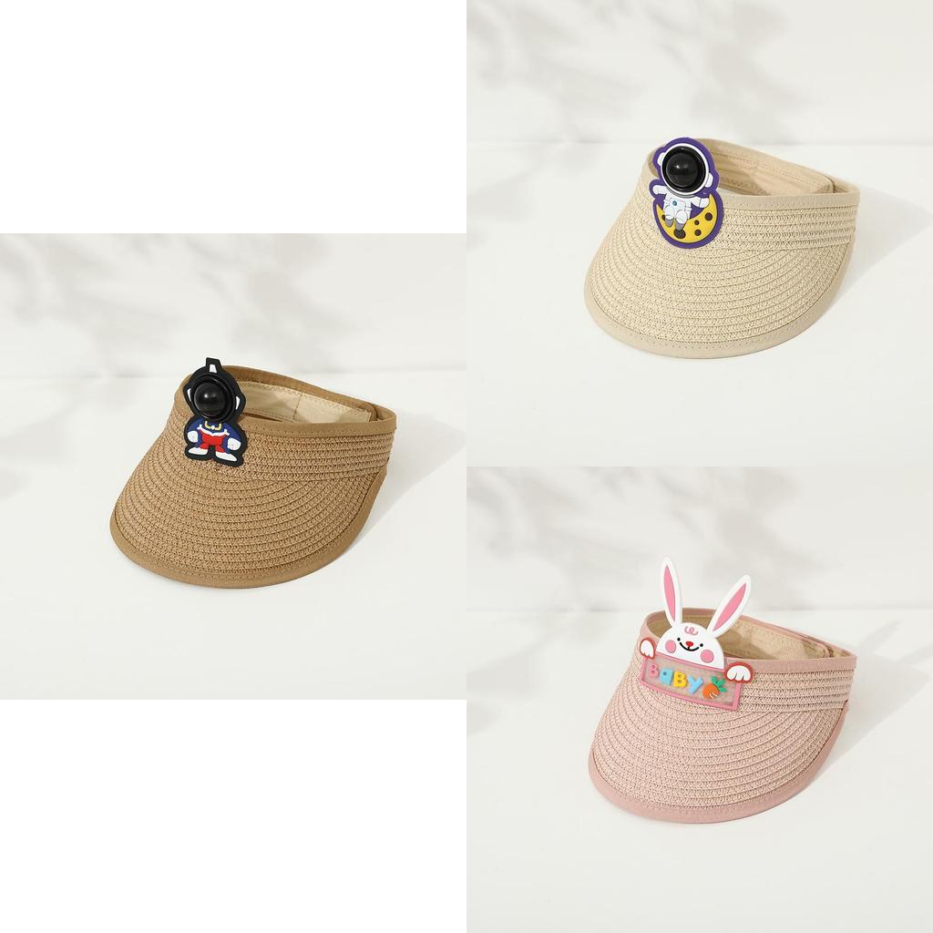 Cute Baby Sun Hat Infant Sunscreen Hat Children Straw Hat Summer Beach Cap
