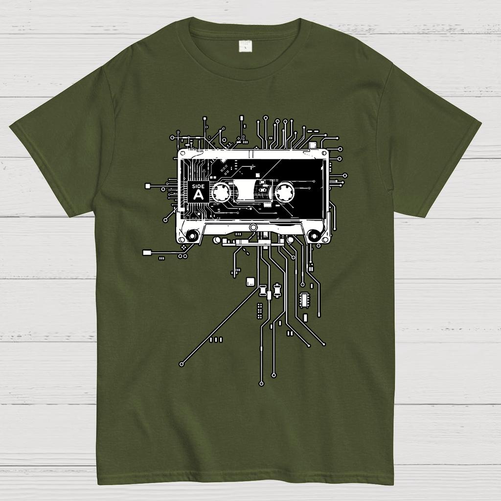 Retro Cassette Cotton Summer Casual Cool Loose T-Shirt