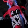 Costume Cosplay Verosika Mayday di Helluva Boss, Abito da Palco Demone Succubo per Halloween