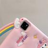 Kids Silicone Case For New iPad A16 11th/10th Generation iPad Air11 M3 M2 Mini Air 7 6 5 4 Pro11 M4 Cartoon Unicorn Holder Funda