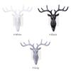 Adhesive Hook Deer Elk Head Shape Towel Hanger No Punching Hanging Hook Wall Mount Heavy Duty Hook Keys Sticky Holder Stick on Wall Door Cabinet Bath
