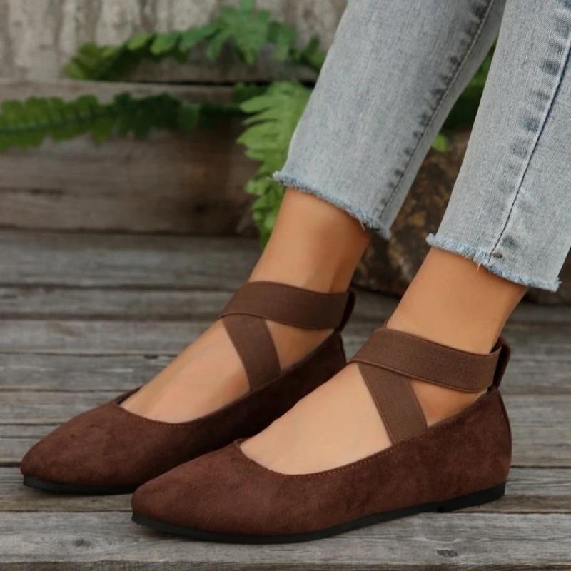 Scarpe Casual Piatte Mocassini da Donna Autunnali Retro Comodi Traspiranti Slip-On Scarpe Piatte Morbide con Tacco Taglie Forti Zapatos De Mujer