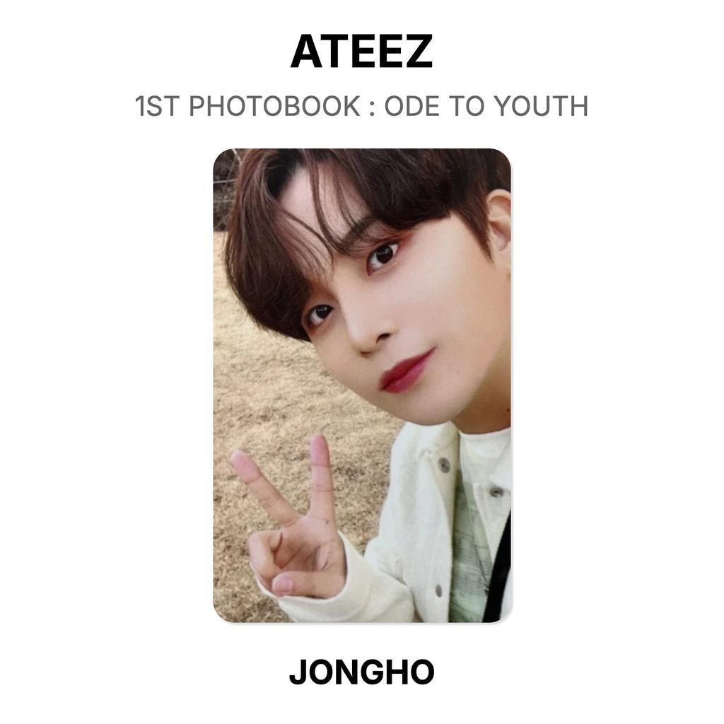 ATEEZ PRIMO FOTOLIBRO : ODE ALLA GIOVINEZZA Fototessera Ufficiale