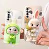 For Oppo Reno4 Case Reno 4 Pro Soft Silicone Cute Couple Rabbit Phone Back Cover For Oppo Reno 4 Reno4 Pro 4G Cases