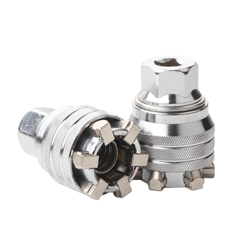 Universal sleeve 3/8 inch 10-19 mm Adjustable Hex universal Socket Torque Ratchet Head Spanner Sleeve Tool