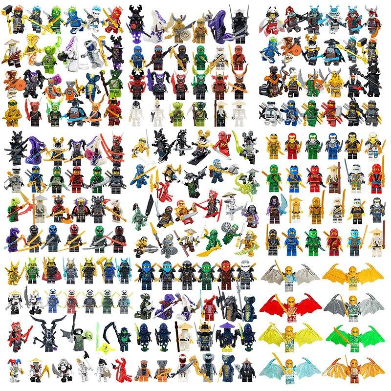 Phantom Ninja Minifigures Morro Energy Empire Building Blocks Snake Monster Model Set