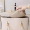 Stylish Waterproof Makeup Pouch, Soft PU Leather Cosmetic Case, Portable Toiletry Bag for Travel & Daily Use