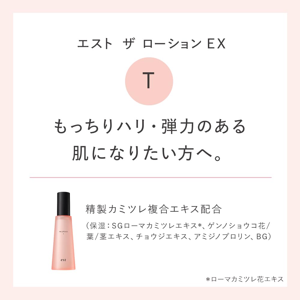 Est The Lotion EX T 140ml For Those Who Want and Elastic Glycated Type [Lotion] Firm, Supple, Skin.