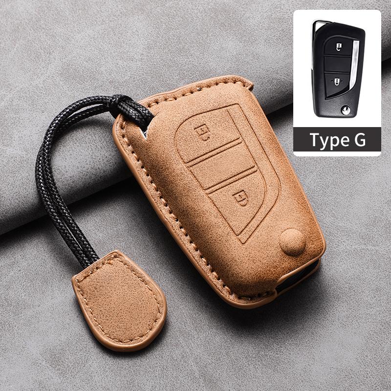 Car Key Case Cover For Toyota Aygo Yaris Highlander Corolla Camry RAV4 Levin Reiz Hilux Car Keychain Protector Shell Accessories