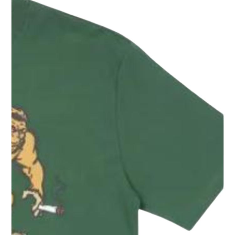 Palace Big Zoot Print Rundhals-T-Shirt Herren Tops Grün PAL-FW22-456