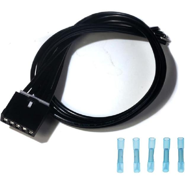 

7 Wire Pigtail Blower Motor Resistor Plug Connector Compatible with Chevrolet GMC&Cadillac Silverado, Tahoe, Suburban, Avalanche, Sierra, Yukon WPT1285