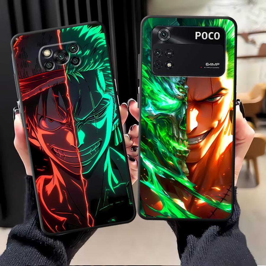 Ones Pieces Luffy Case for Xiaomi Poco C51 F3 F4 F5 M5 C50 C65 M3 M4 Pro X3 X4 X5 Funda Phone Cover