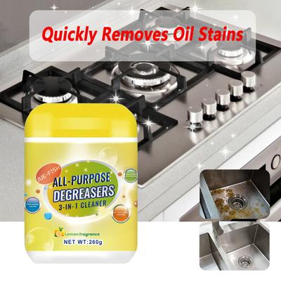 Kitchen Heavy Oil Cleaner Powerful Cleaning Grills Oven Home Cooktop Cleaning Multipurpose Degreaser Liquid 260g