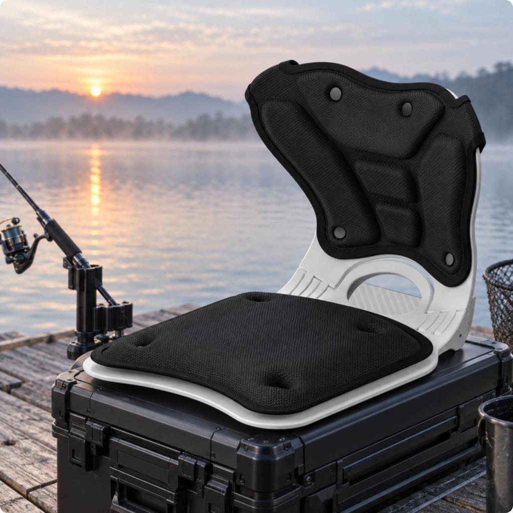 Support Fishing Seat Pad Removable Cleanable Cover for Anglers