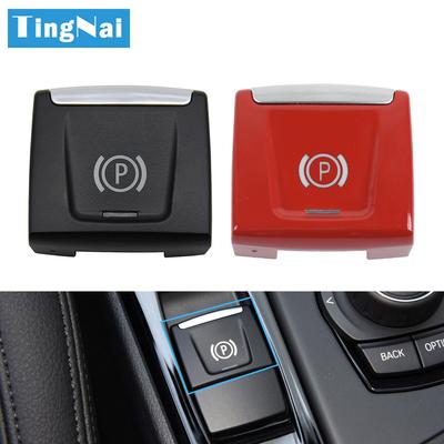 Black Red Electronic Parking Brake Switch Button Replacement For BMW  X1 F48 F49 X2 F39 2 Series F45