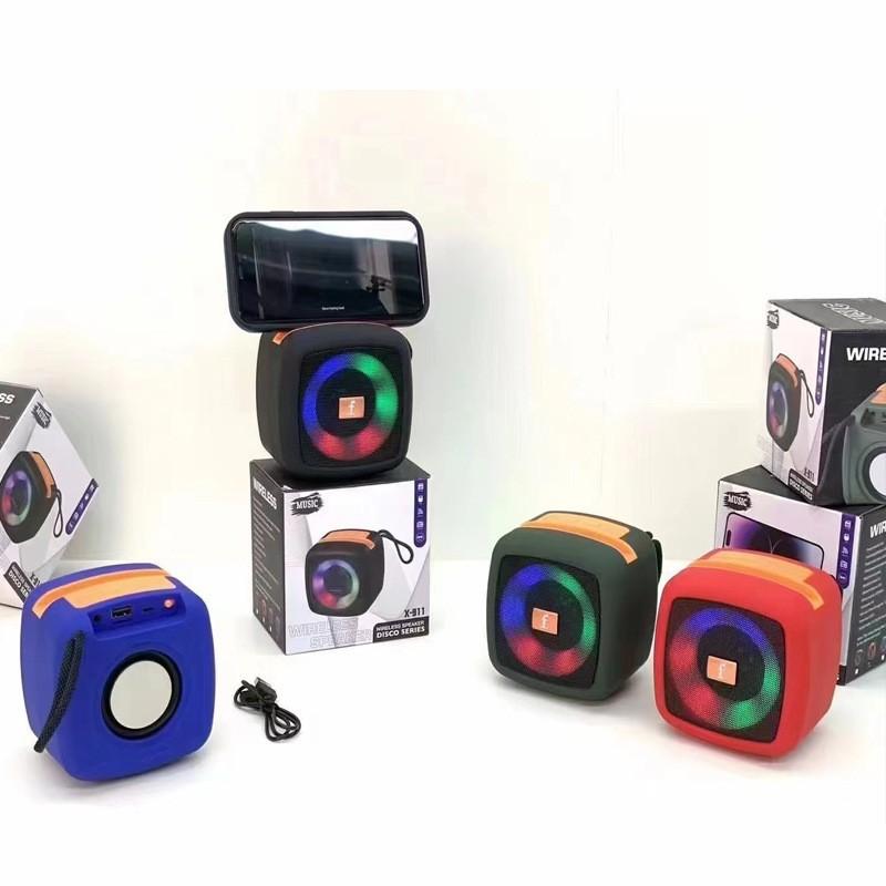X-911 Portable Bluetooth Speaker Outdoor High Power Car Mini Home Desktop Subwoofer Small Steel Cannon Audio
