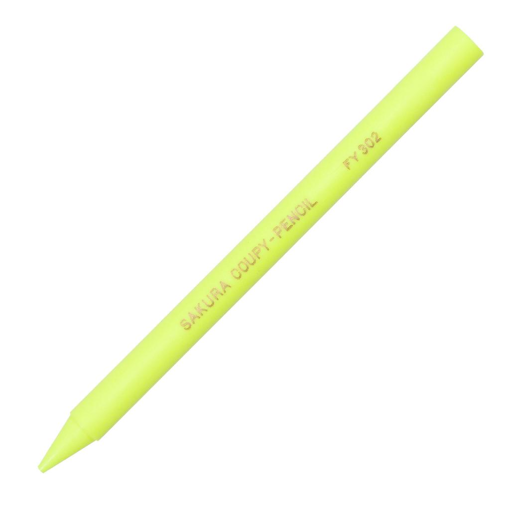 Sakura Crepas Colored Pencil Coupy Fluorescent Lemon 10 JFY Rose #302-10P
