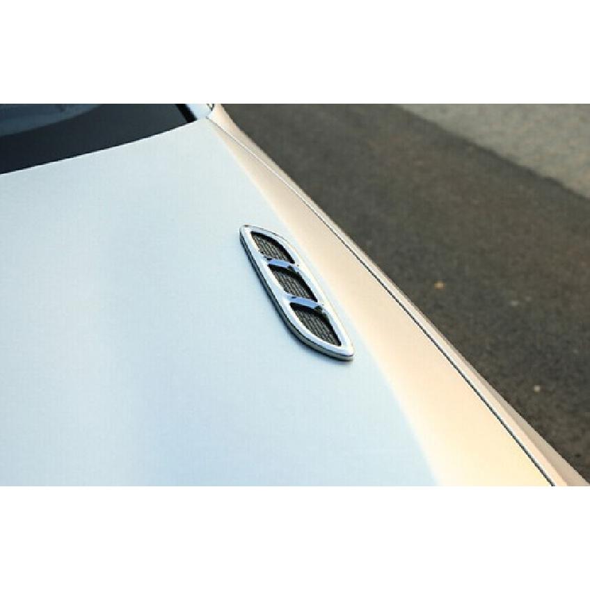 Fit For BMW X3 G01 2018- Chrome ABS Front Side Vent Fender Cover Trim