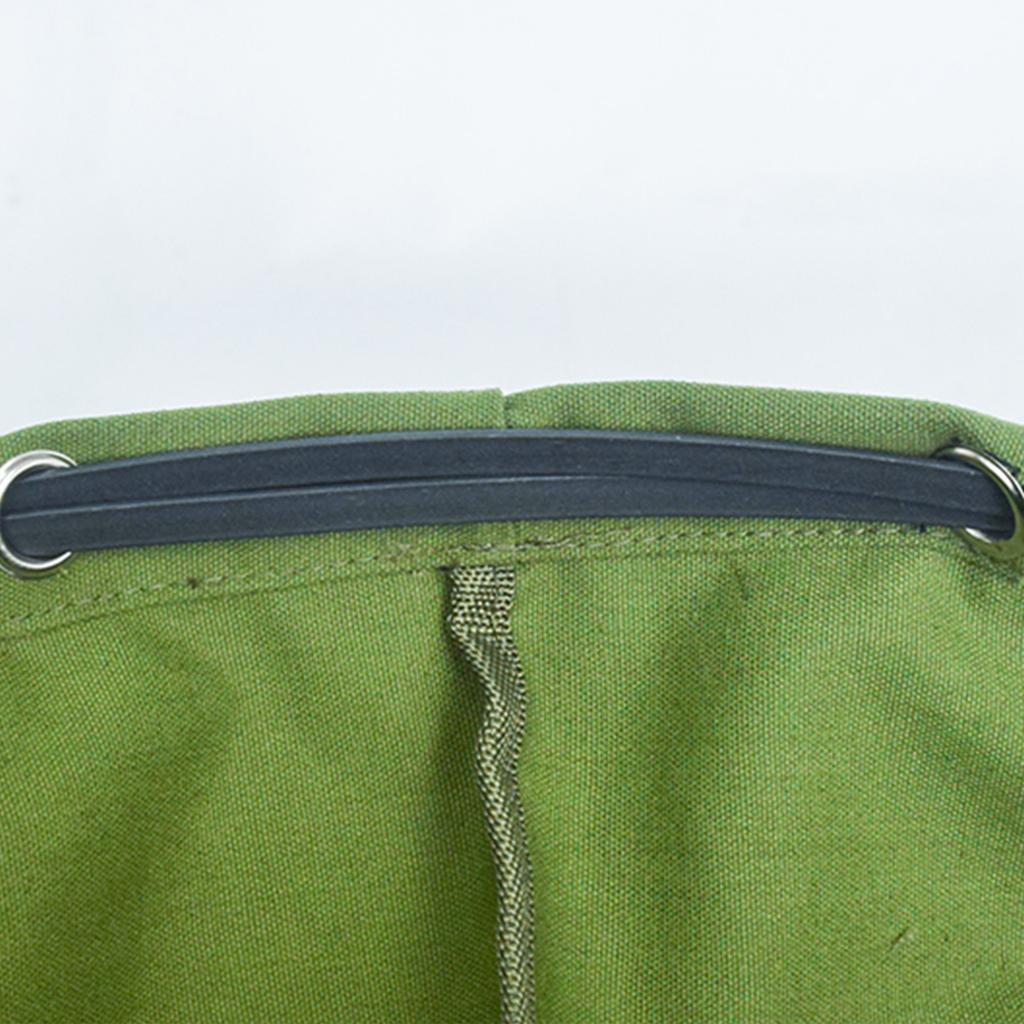 823102 Gardening Trash Bucket Leaf Collection Bag Waterproof Canvas Storage Bag