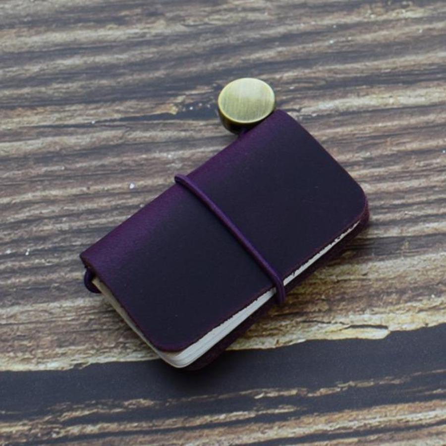 1 stück Kleines Leder-Notizbuch Taschenbuch Skizzenbuch Mini Vintage Retro Niedlich Kawaii Tragbarer Tagesplaner Organizer Reisebedarf