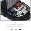 Backpack Men's Casual USB Men's Backpack Breathable Wear-resistant Business Computer Bag Travel Bag Student School Bag