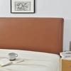 High Quality Waterproof Artificial Leather Headboard Cover Elastic All Inclusive Bed Head Back Dustproof Protection