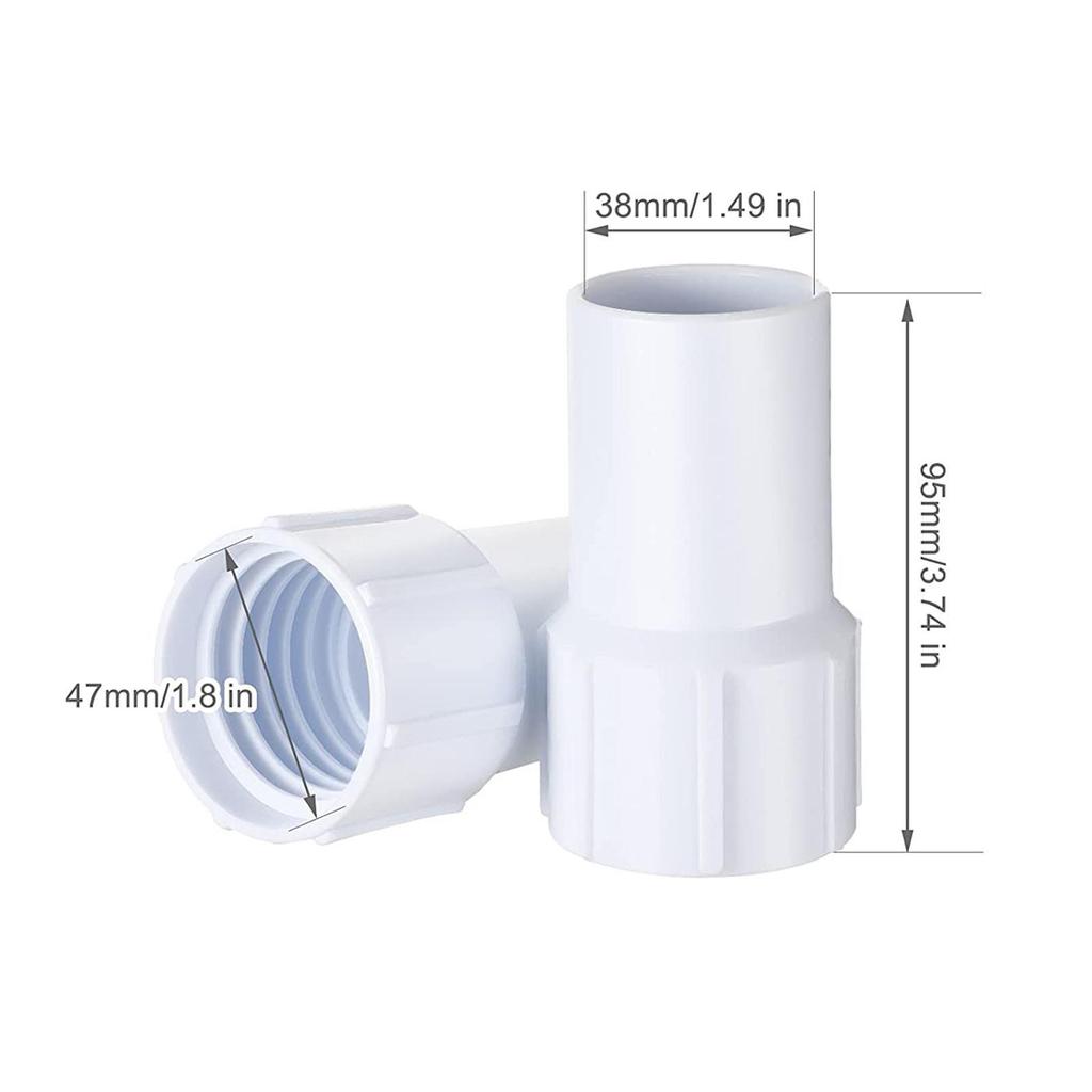 Pool Pump Adapter 1-1/2" Pool Maintenance 38mm Water Pool Replacement Leak