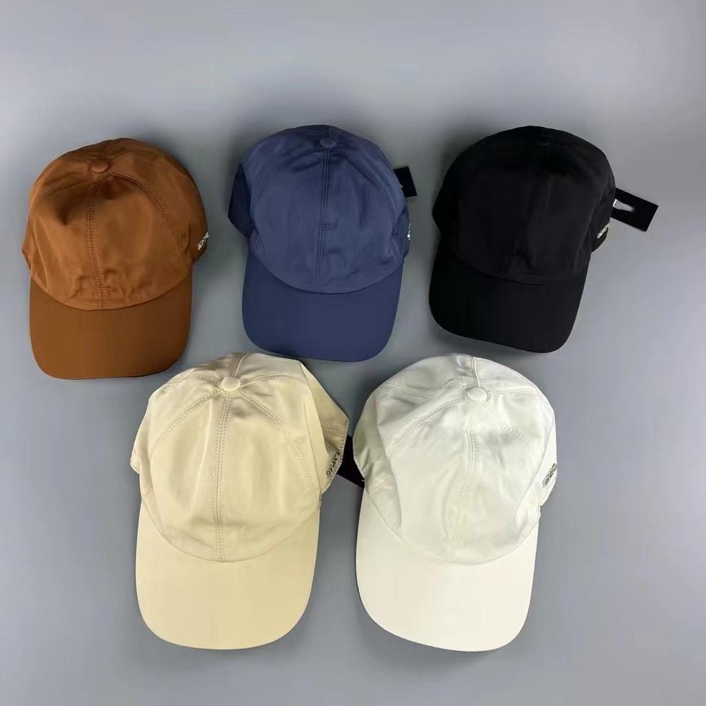 Spring and summer new classic black high-tech fabric men's hat visor cap cap sun protection cap baseball cap
