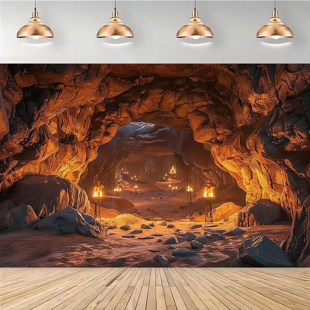 1pc Mysterious Underground Temple Background Multi-purpose No Electricity Required.PMJ