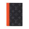 Monogram Eclipse Logo Color Block Design Coated Canvas Passport Holder Men Accessories Orange M25838