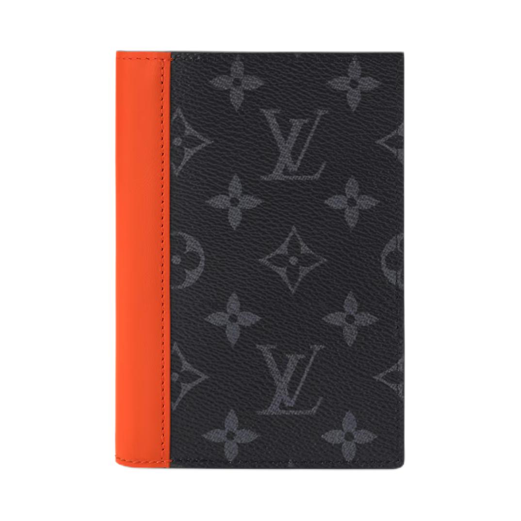 

Louis Vuitton Monogram Eclipse Логотип Колірний Блок Дизайн Покритий Канвас Тримач для Паспорта Чоловічі Аксесуари Помаранчевий M25838 Basic Set (Bag+Dust Bag)