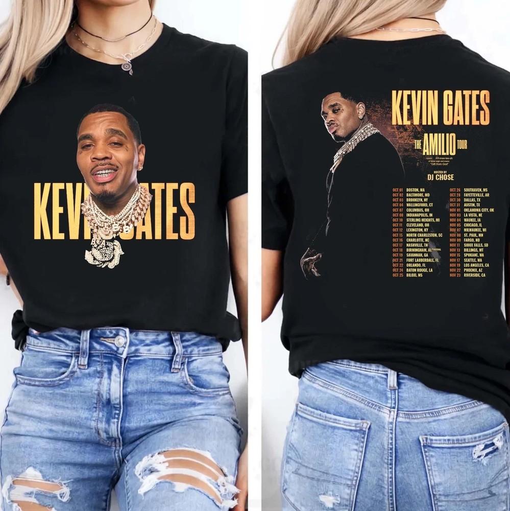 Kevin Gates The Amilio Tour Reprint  Castro Concert Fan Tee Unisex T-Shirt XXXL