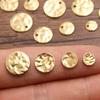 Stainless Steel Rippled Relief Beads for DIY Necklace Jewelry (6-12mm)