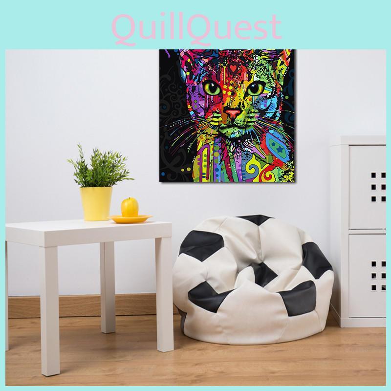 Animal Painting Canvas Wall Art With Handdrawn Design For Living Room Decor